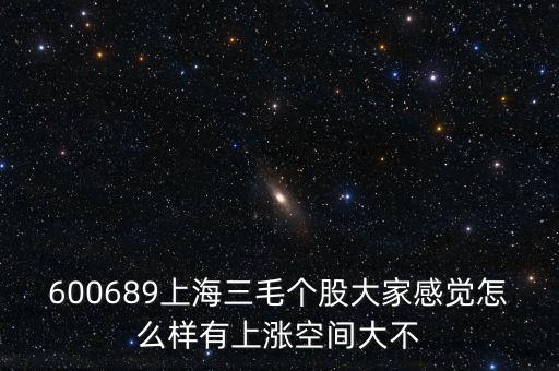 600689上海三毛個股大家感覺怎么樣有上漲空間大不