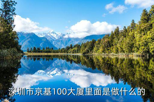 深圳市京基100大廈里面是做什么的