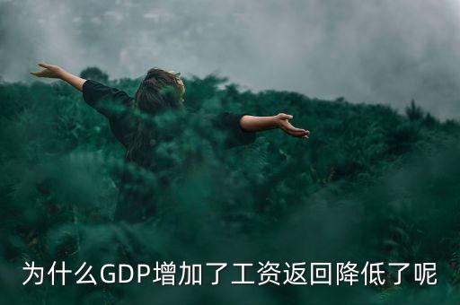 為什么gdp增高工資不高，為什么GDP每年都上升而老百姓的收入?yún)s入不