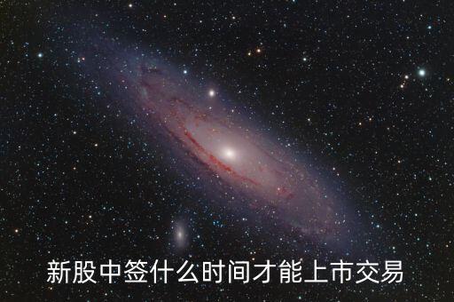 新股中簽什么時(shí)間才能上市交易