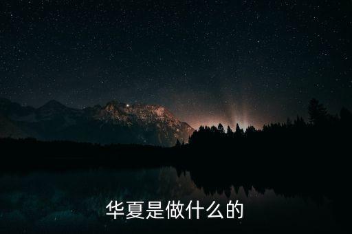 華夏是做什么的