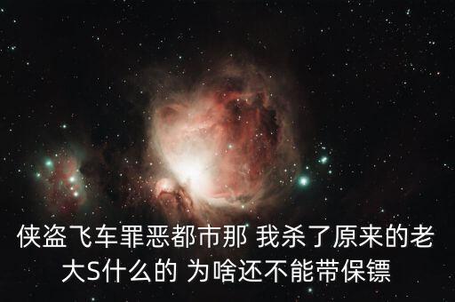 俠盜飛車罪惡都市那 我殺了原來的老大S什么的 為啥還不能帶保鏢