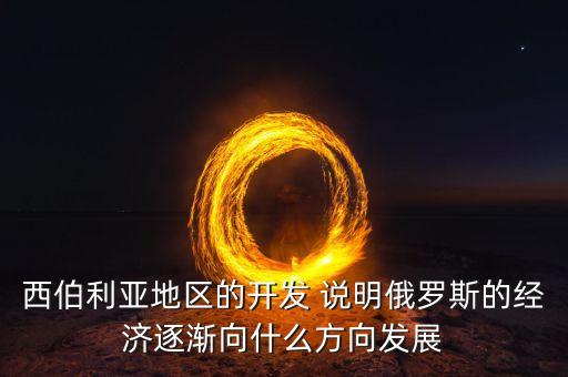 西伯利亞地區(qū)的開發(fā) 說明俄羅斯的經(jīng)濟逐漸向什么方向發(fā)展