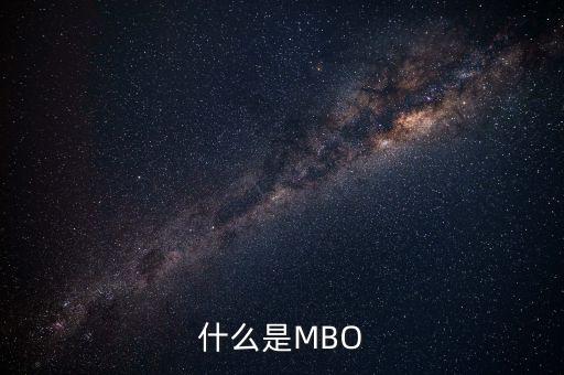 什么是MBO