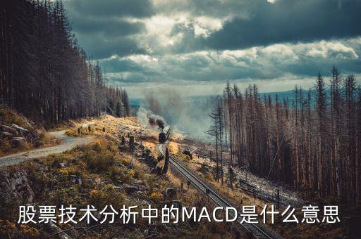 股票技術(shù)分析中的MACD是什么意思