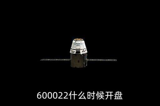 600022什么時候開盤