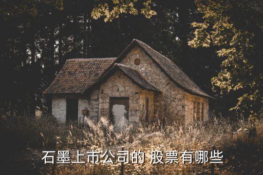  石墨上市公司的 股票有哪些