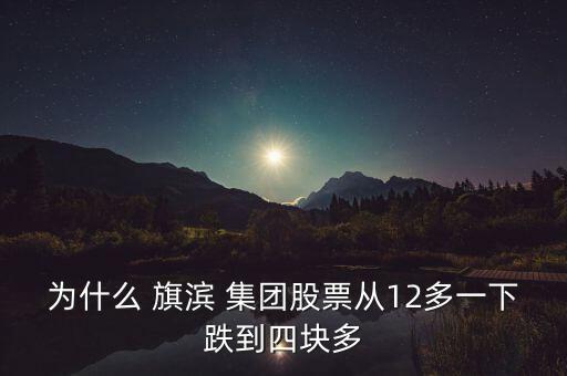 為什么 旗濱 集團股票從12多一下跌到四塊多