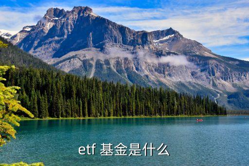 etf 基金是什么