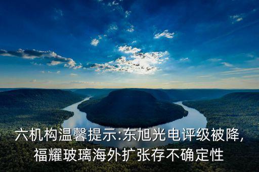 六機構溫馨提示:東旭光電評級被降,福耀玻璃海外擴張存不確定性