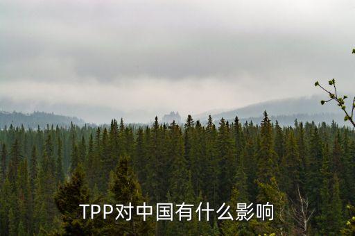 TPP對中國有什么影響