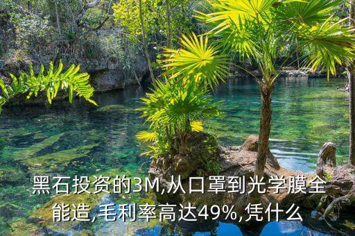  黑石投資的3M,從口罩到光學膜全能造,毛利率高達49%,憑什么