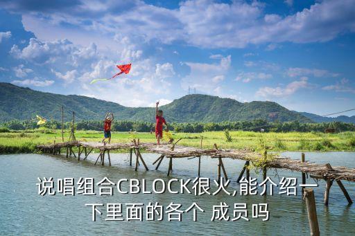 說(shuō)唱組合CBLOCK很火,能介紹一下里面的各個(gè) 成員嗎