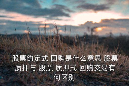 股票質(zhì)押式回購(gòu)都是場(chǎng)內(nèi)質(zhì)押?jiǎn)?/></a></span><span id=