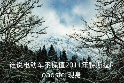 誰說電動車不保值2011年特斯拉Roadster現(xiàn)身