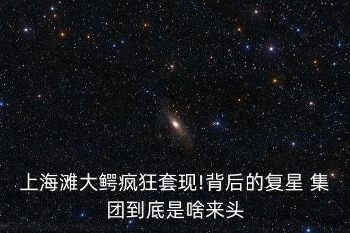 上海灘大鱷瘋狂套現(xiàn)!背后的復(fù)星 集團(tuán)到底是啥來頭