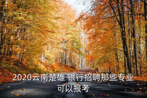 2020云南楚雄 銀行招聘那些專業(yè)可以報考