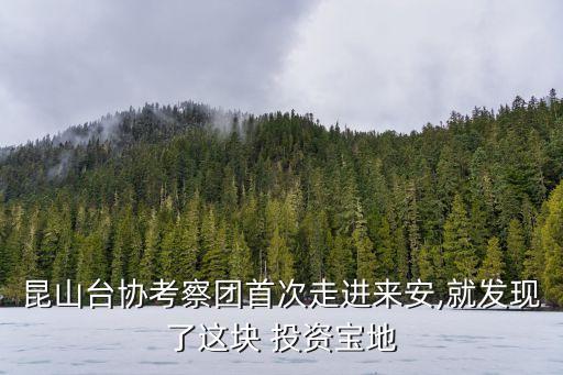 昆山臺協(xié)考察團(tuán)首次走進(jìn)來安,就發(fā)現(xiàn)了這塊 投資寶地