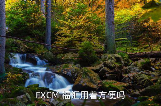 FXCM 福匯用著方便嗎