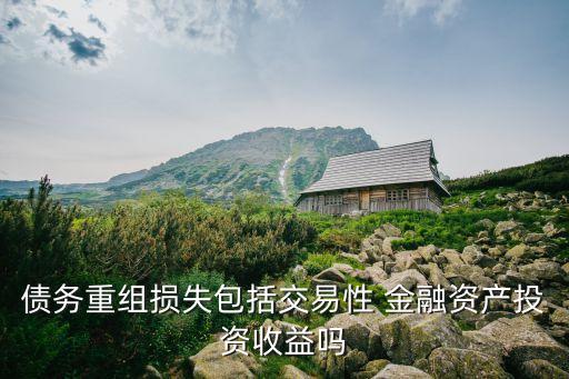 債務(wù)重組損失包括交易性 金融資產(chǎn)投資收益嗎