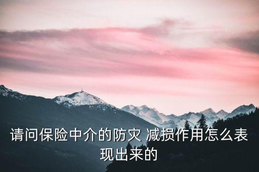 保險(xiǎn)公司減損