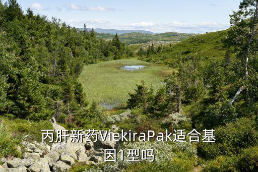 丙肝新藥ViekiraPak適合基因1型嗎