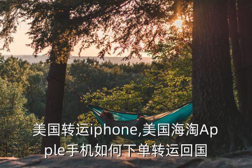 美國(guó)轉(zhuǎn)運(yùn)iphone,美國(guó)海淘Apple手機(jī)如何下單轉(zhuǎn)運(yùn)回國(guó)