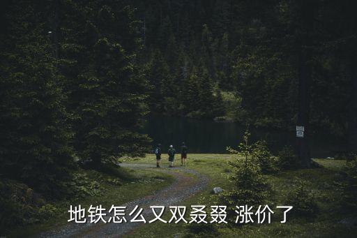  地鐵怎么又雙叒叕 漲價了