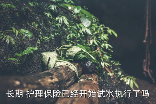 中國護理保險制度,長期護理保險制度的設計針對的是