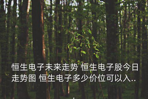  恒生電子未來走勢 恒生電子股今日走勢圖 恒生電子多少價位可以入...