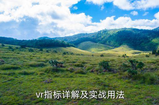  vr指標詳解及實戰(zhàn)用法