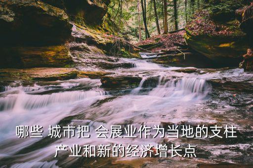 哪些 城市把 會(huì)展業(yè)作為當(dāng)?shù)氐闹еa(chǎn)業(yè)和新的經(jīng)濟(jì)增長點(diǎn)