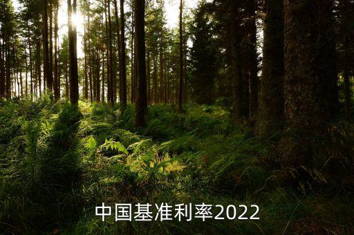 中國基準利率2022