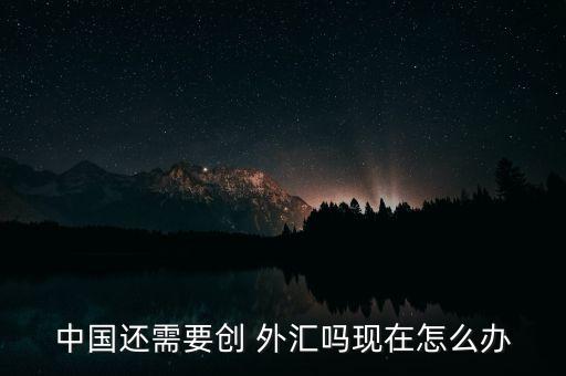 中國(guó)還需要?jiǎng)?chuàng) 外匯嗎現(xiàn)在怎么辦