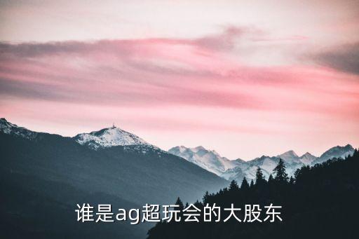 誰(shuí)是ag超玩會(huì)的大股東