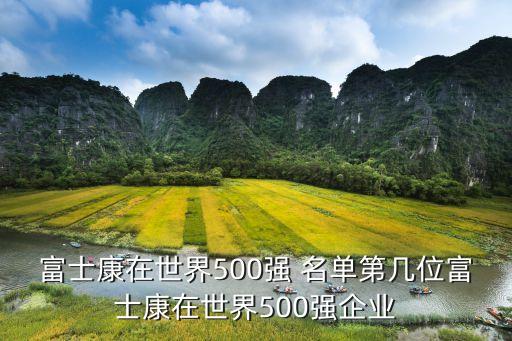 富士康在世界500強(qiáng) 名單第幾位富士康在世界500強(qiáng)企業(yè)