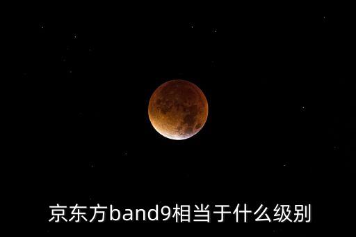  京東方band9相當于什么級別