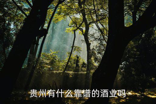 貴州有什么靠譜的酒業(yè)嗎