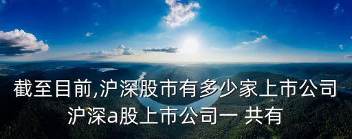 中國(guó)共有多少股票,兩市共有多少只股票