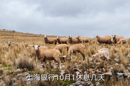  上海銀行10月1休息幾天