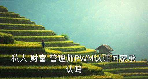 私人 財(cái)富 管理師PWM認(rèn)證國家承認(rèn)嗎