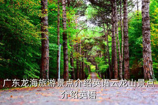 廣東龍海旅游景點(diǎn)介紹英語云龍山景點(diǎn)介紹英語