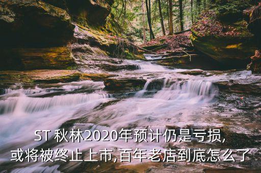 ST 秋林2020年預計仍是虧損,或?qū)⒈唤K止上市,百年老店到底怎么了