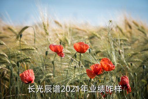  長光辰譜2021年業(yè)績咋樣