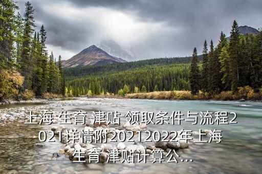 上海 生育 津貼 領(lǐng)取條件與流程2021詳情附20212022年上海 生育 津貼計(jì)算公...