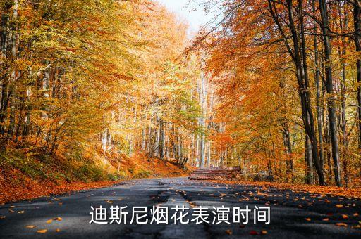 迪斯尼煙花表演時間