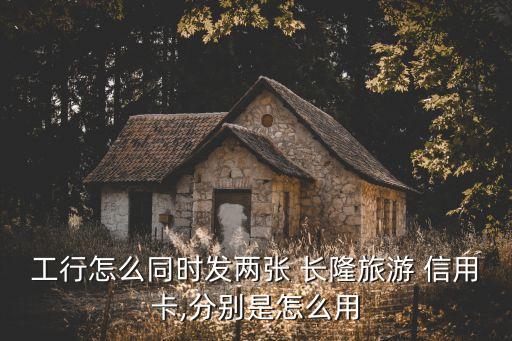 工行怎么同時發(fā)兩張 長隆旅游 信用卡,分別是怎么用