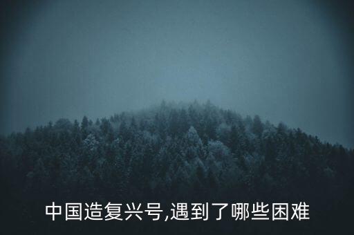 中國造復(fù)興號,遇到了哪些困難