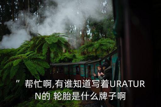 ”幫忙啊,有誰(shuí)知道寫著URATURN的 輪胎是什么牌子啊