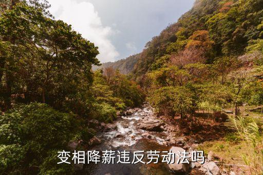 變相降薪違反勞動(dòng)法嗎